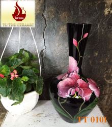 Lọ sơn mài vẽ 3D