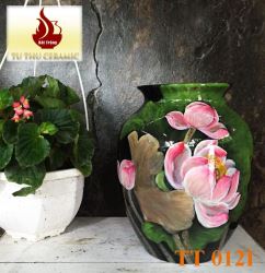 Lọ sơn mài vẽ 3D