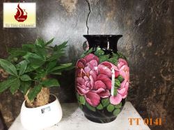 Lọ sơn mài vẽ 3D