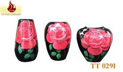 Lọ sơn mài vẽ 3D