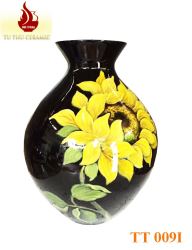 Lọ sơn mài vẽ 3D