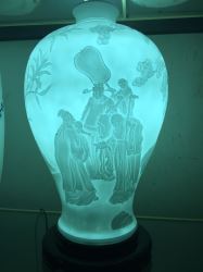 Đèn dáng dế to khắc Phúc-Lộc-Thọ