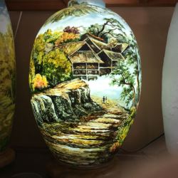 Đèn dáng chum suối rừng