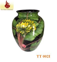 Lọ sơn mài vẽ 3D