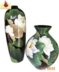 Lọ sơn mài vẽ 3D