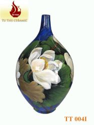 Lọ sơn mài vẽ 3D