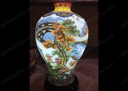 Đèn dáng dế vẽ tay bách nhi bách phúc