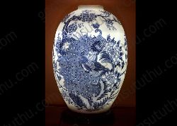 Đèn công dáng bom, Xanh Coban