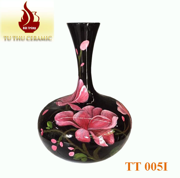 Lọ sơn mài vẽ 3D